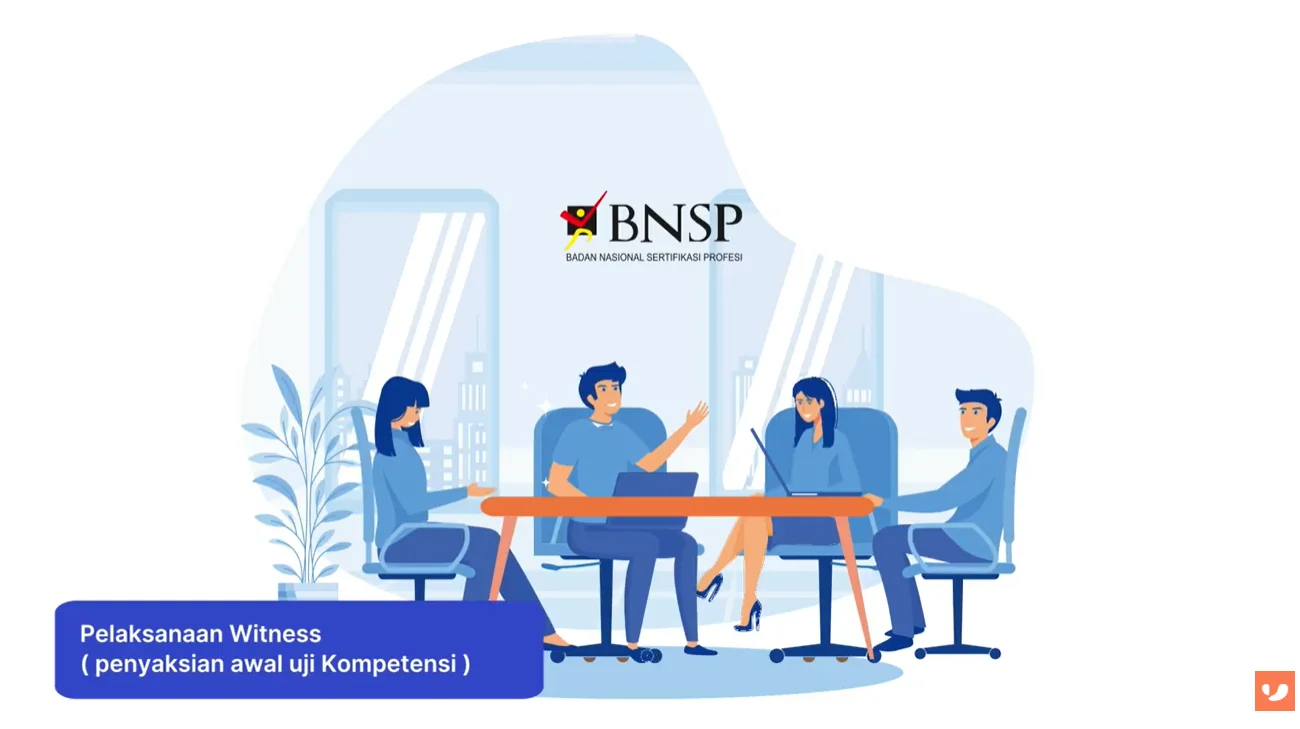 Portofolio Video Animasi Infografis Alur Proses Lisensi BNSP