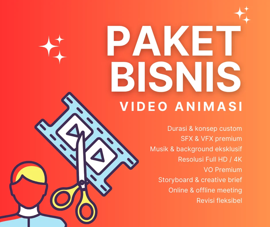 paket video animasi bisnis