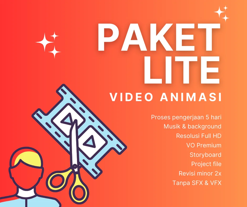 paket video animasi lite