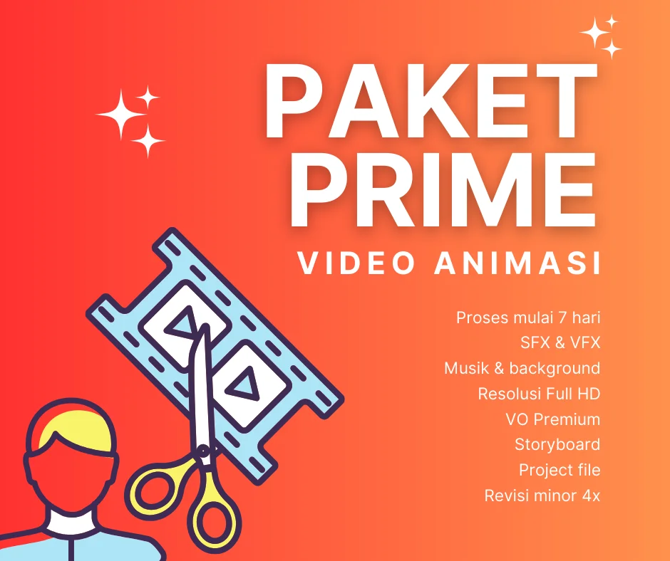 paket video animasi prime
