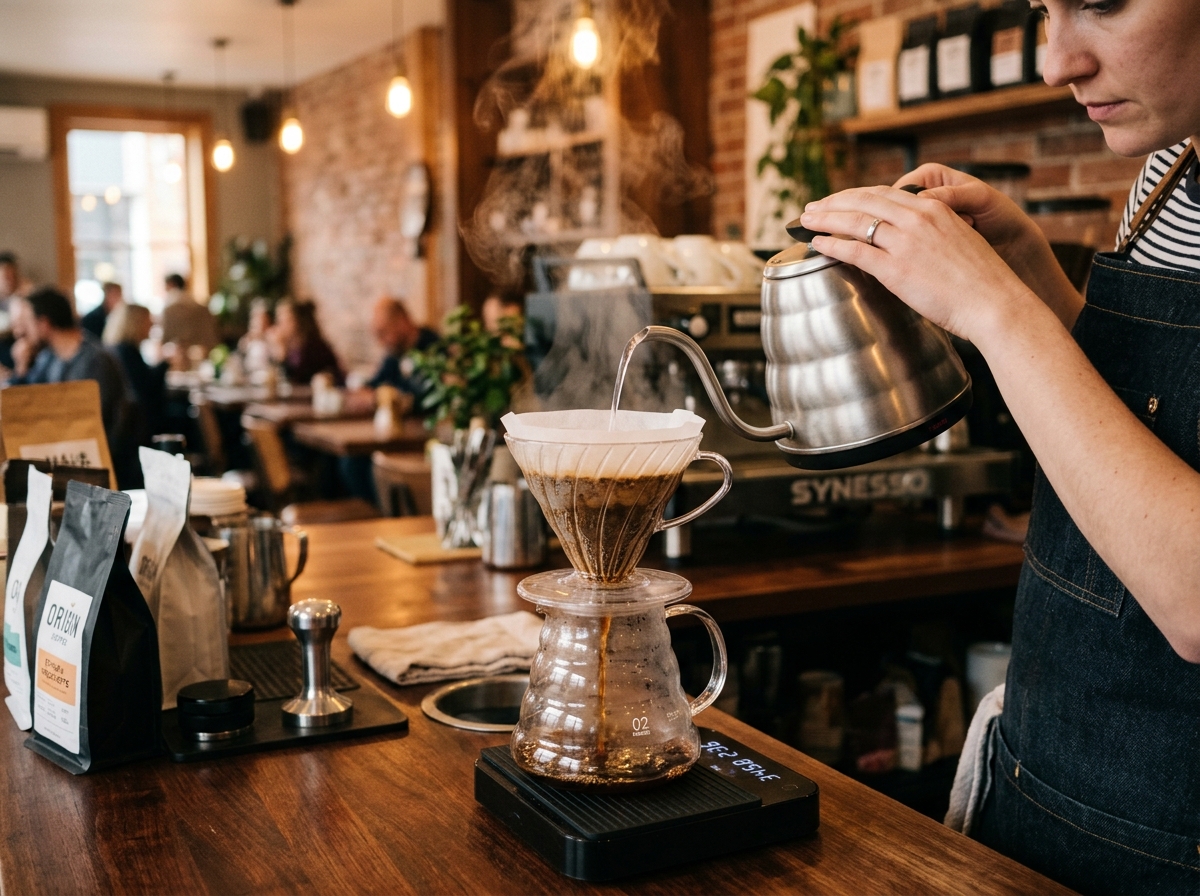 Manual Brew V60 Pour Over Aroma Coffee Subang